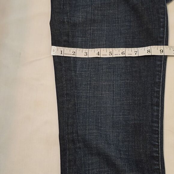 GAP Curvy Fit DarkWash Flare Flap Pockets Jeans size 4 - Picture 6 of 8